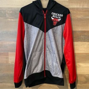 Retro Chicago Bulls full zip up hoodie